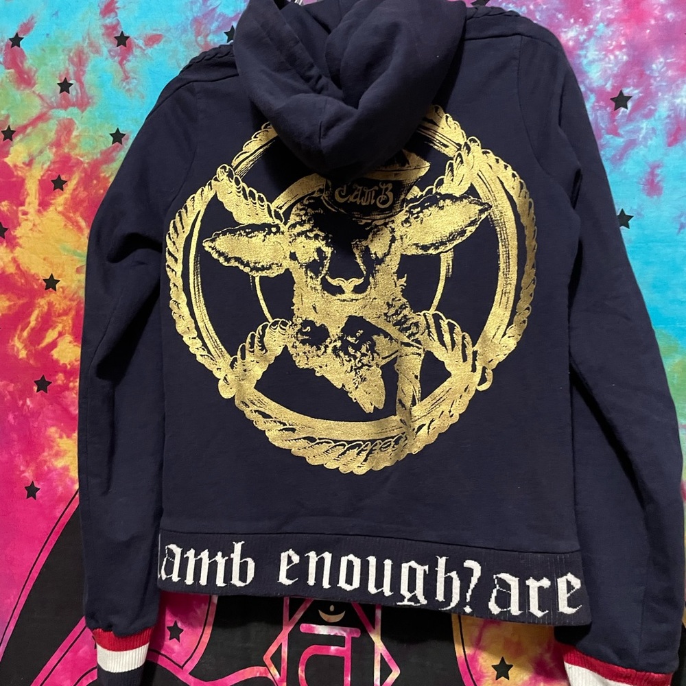 Lamb hoodie sweatshirt